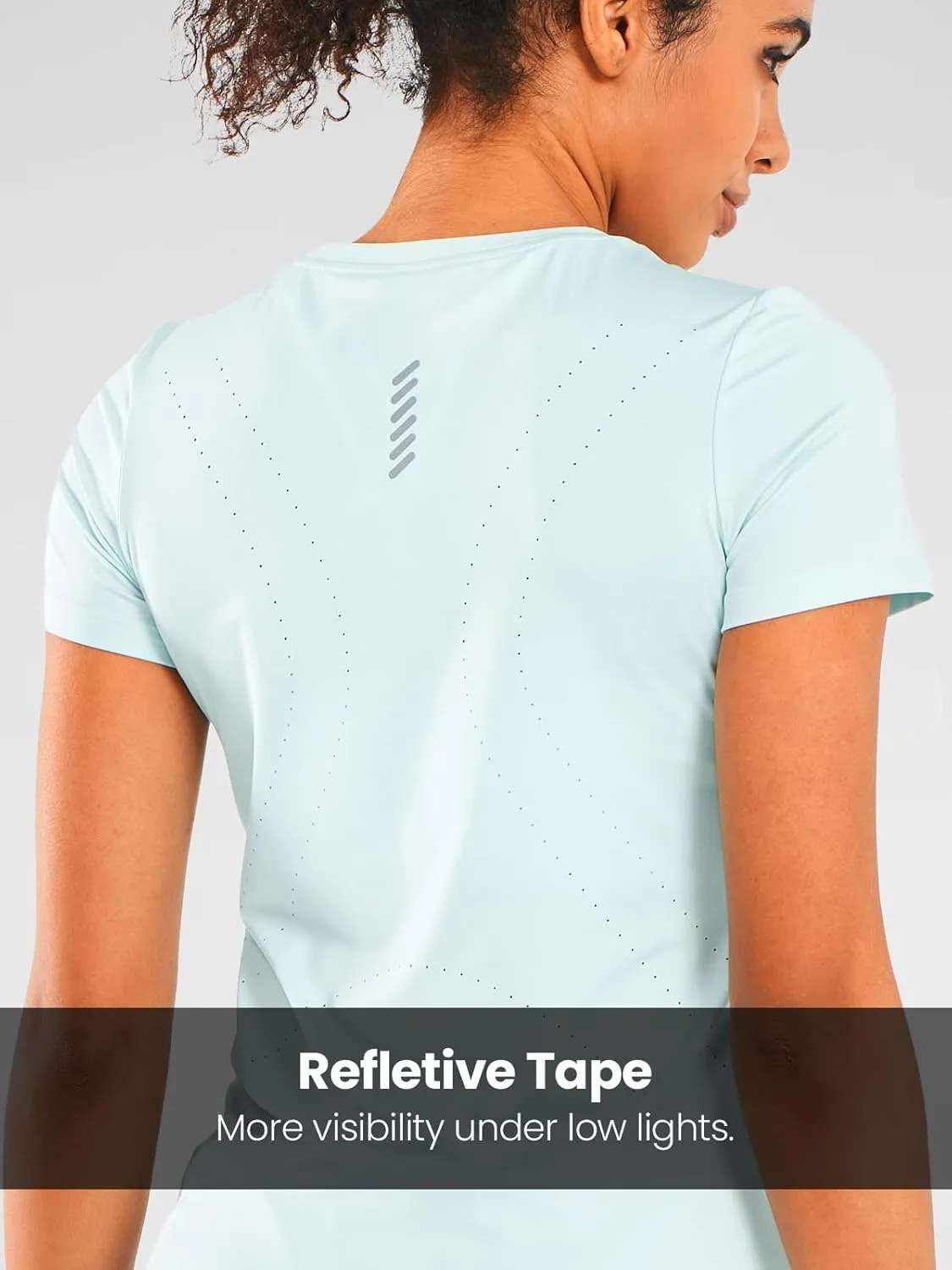ALLZERO Feel Fit™ Workout Tops for Women Short Sleeve T-Shirts Breathable Athletic Tees for Yoga Running Gym Activewear