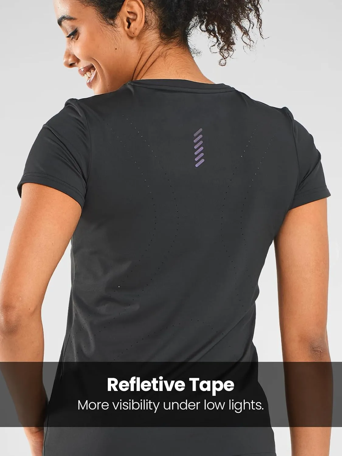 ALLZERO Feel Fit™ Workout Tops for Women Short Sleeve T-Shirts Breathable Athletic Tees for Yoga Running Gym Activewear
