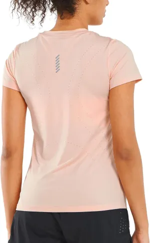 ALLZERO Feel Fit™ Workout Tops for Women Short Sleeve T-Shirts Breathable Athletic Tees for Yoga Running Gym Activewear