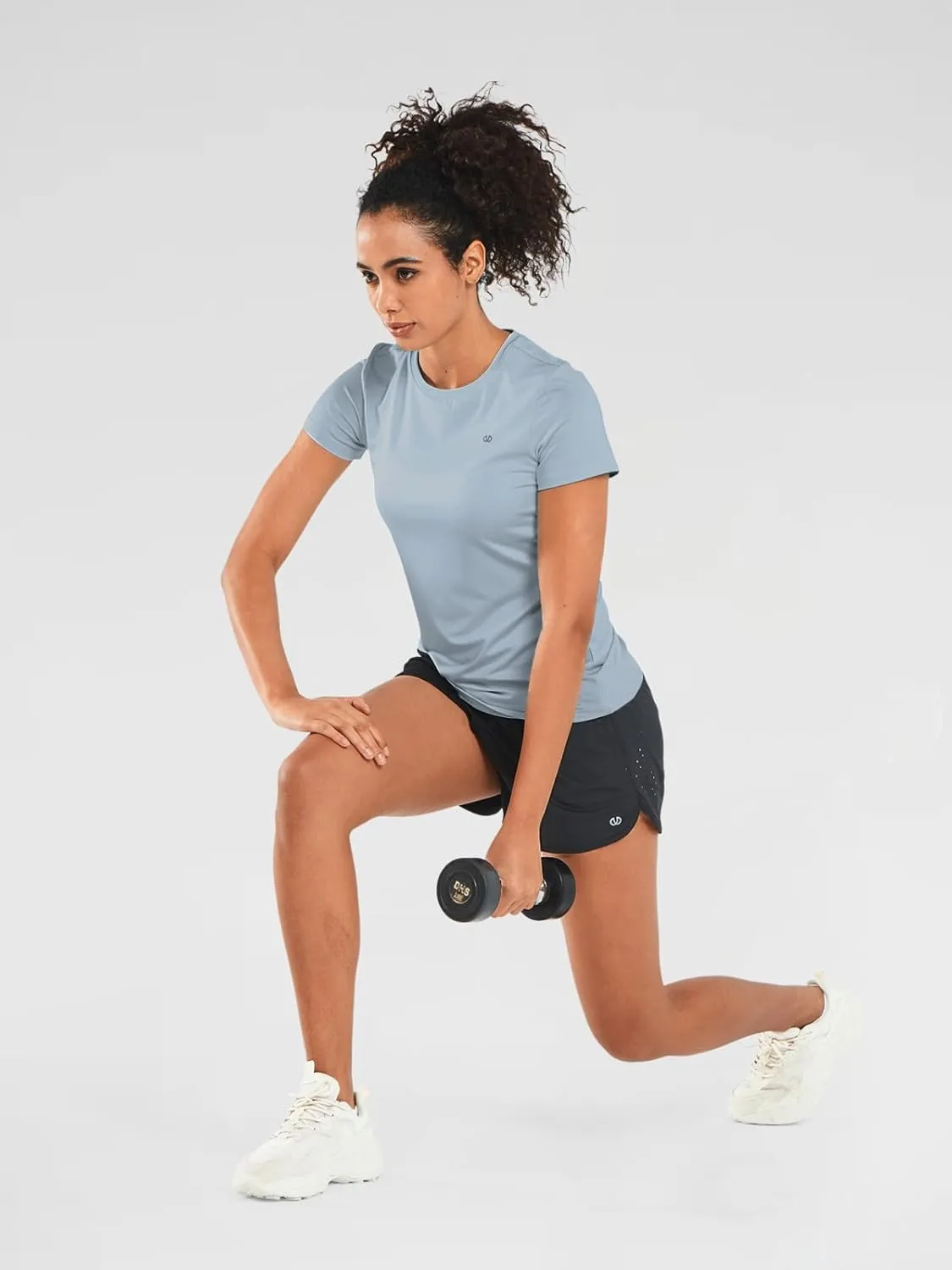 ALLZERO Feel Fit™ Workout Tops for Women Short Sleeve T-Shirts Breathable Athletic Tees for Yoga Running Gym Activewear