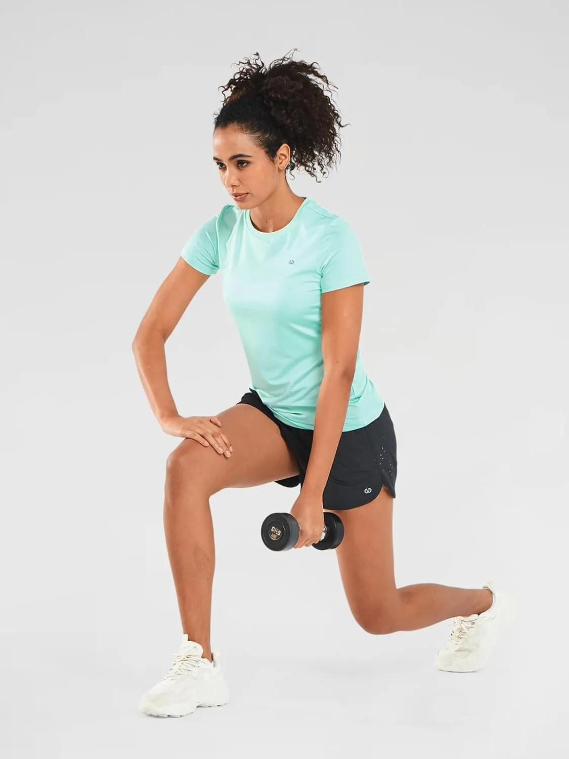 ALLZERO Feel Fit™ Workout Tops for Women Short Sleeve T-Shirts Breathable Athletic Tees for Yoga Running Gym Activewear