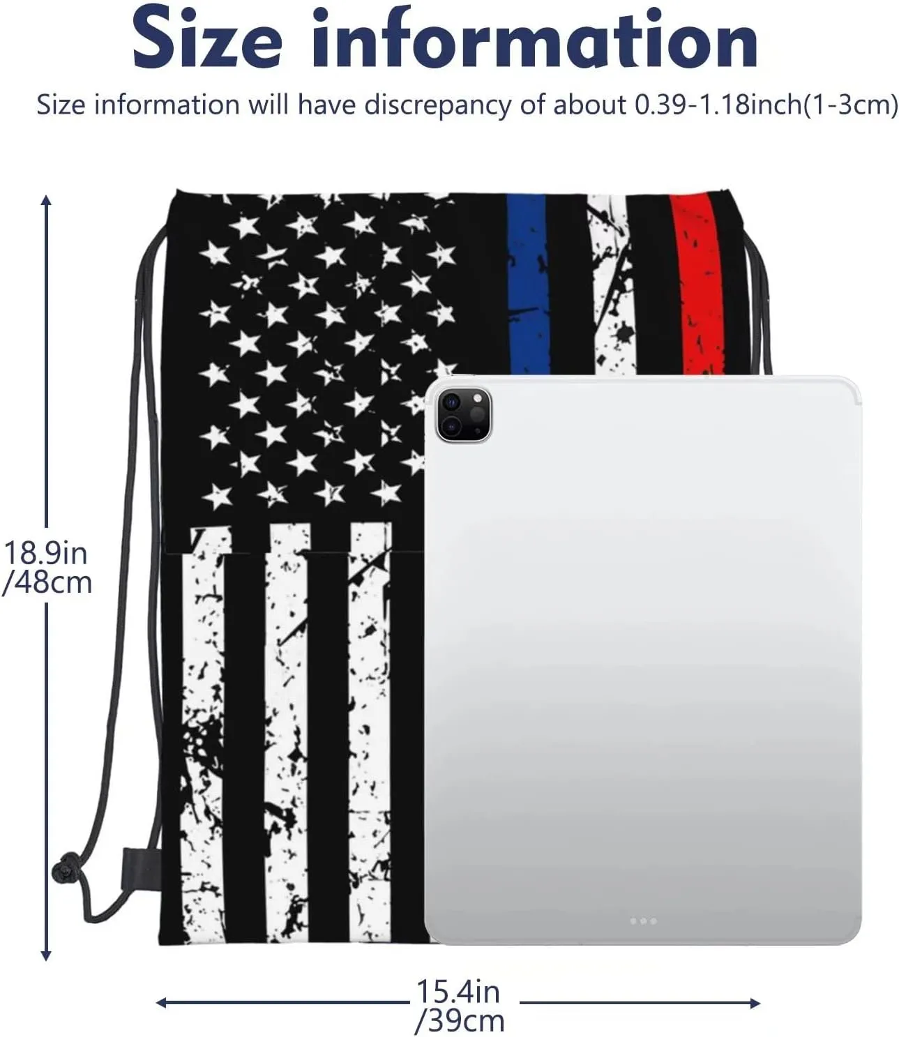 American Flag Drawstring Backpack, American Flag Drawstring Bag for women man, Light Sackpack String Bag Cinch Waterproof Sackpack for Sport Gym Beach Shopping Yoga