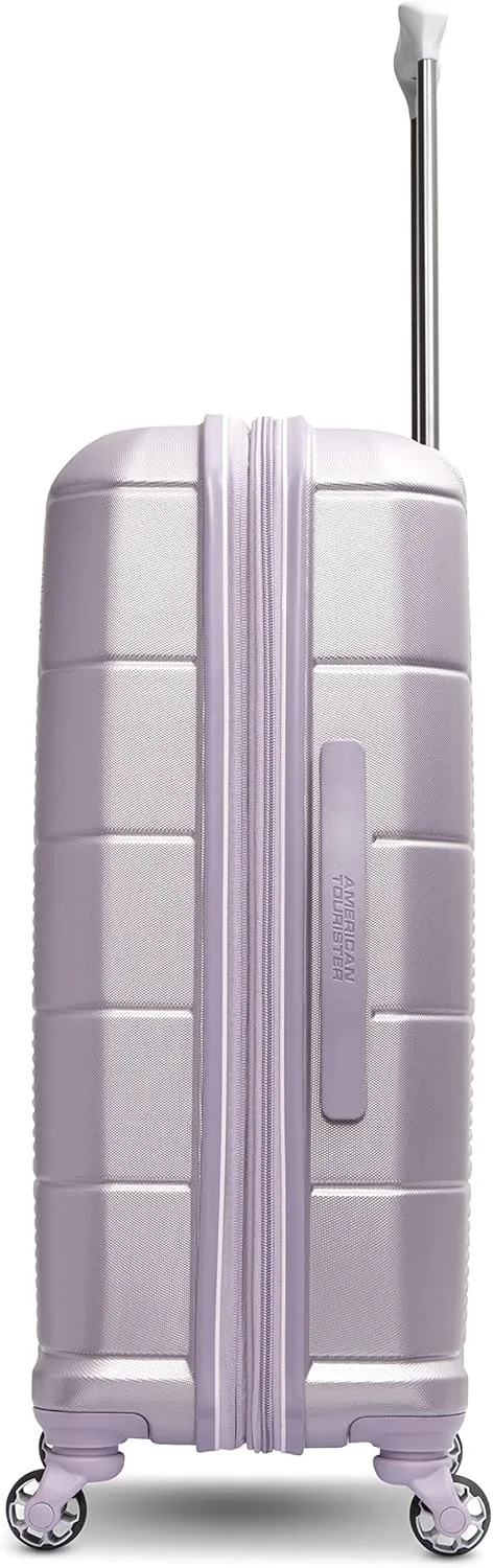 American Tourister Stratum 2.0 Expandable Hardside Luggage with Spinner Wheels, 24" SPINNER, Purple Haze