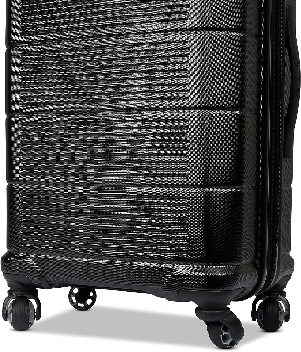American Tourister Stratum 2.0 Hardside Expandable Luggage with Spinners | Jet Black | 3PC (CO/MED/LG)