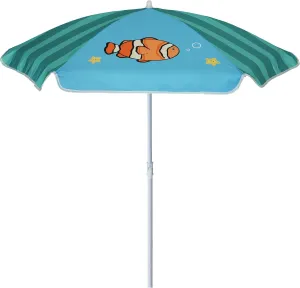 AMMSUN 47 Inch Seaside Beach Umbrella for Sand Box Water Table Kids Durable Umbrellas for children Beach Camping Garden Outdoor Play Shade (47inch Green)
