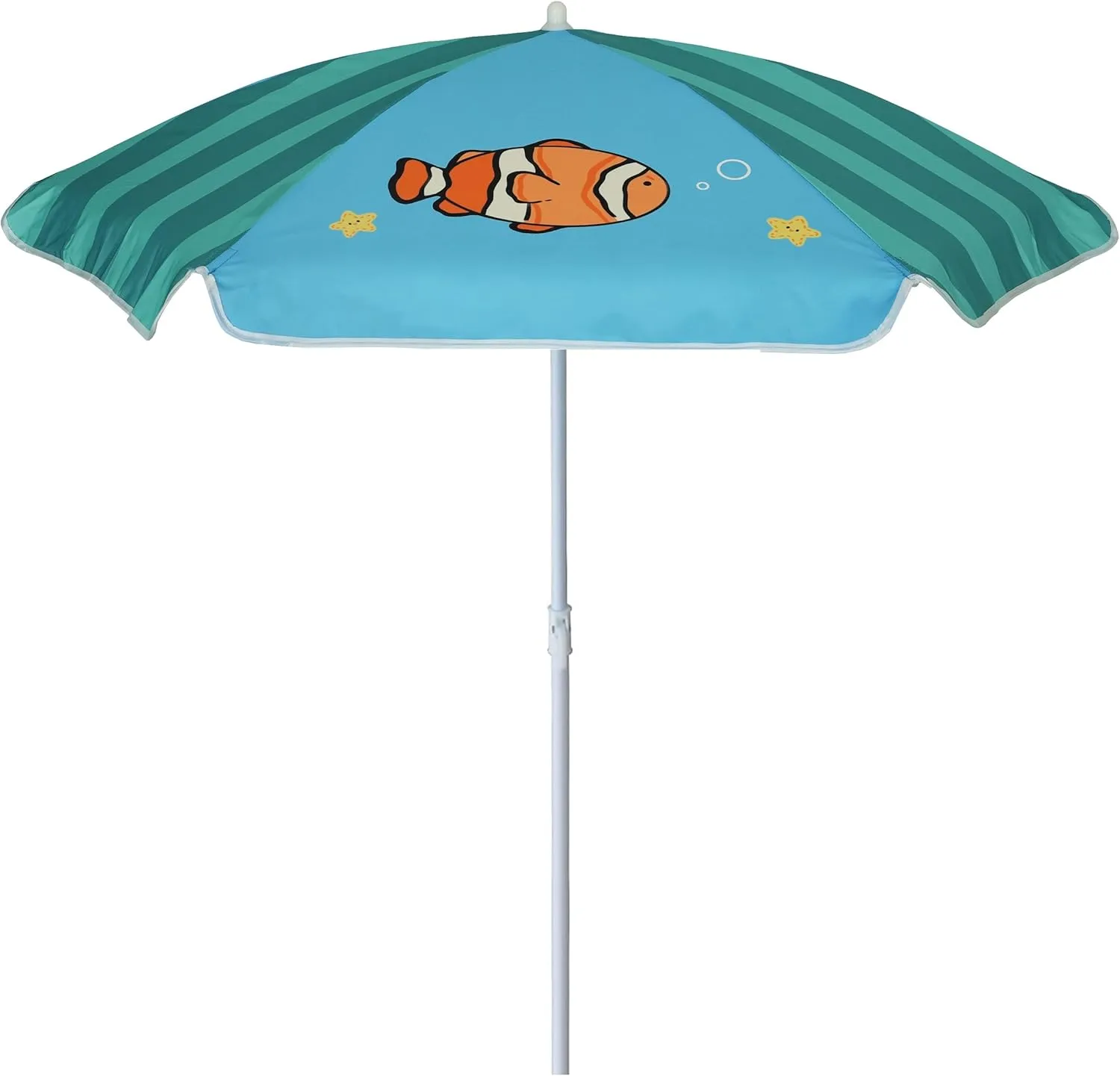 AMMSUN 47 Inch Seaside Beach Umbrella for Sand Box Water Table Kids Durable Umbrellas for children Beach Camping Garden Outdoor Play Shade (47inch Green)