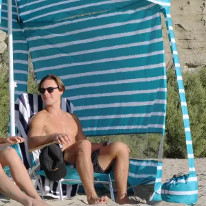 AMMSUN Beach Cabana Sidewall, Additional Privacy Sunwall for AMMSUN 6.2'×6.2' Beach Cabana, Easy Set Up and Take Down