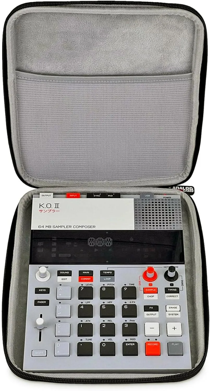 ANALOG CASES Teenage Engineering EP–133 K.O. II Case - Custom-Fitted Compact GLIDE Case for Travel