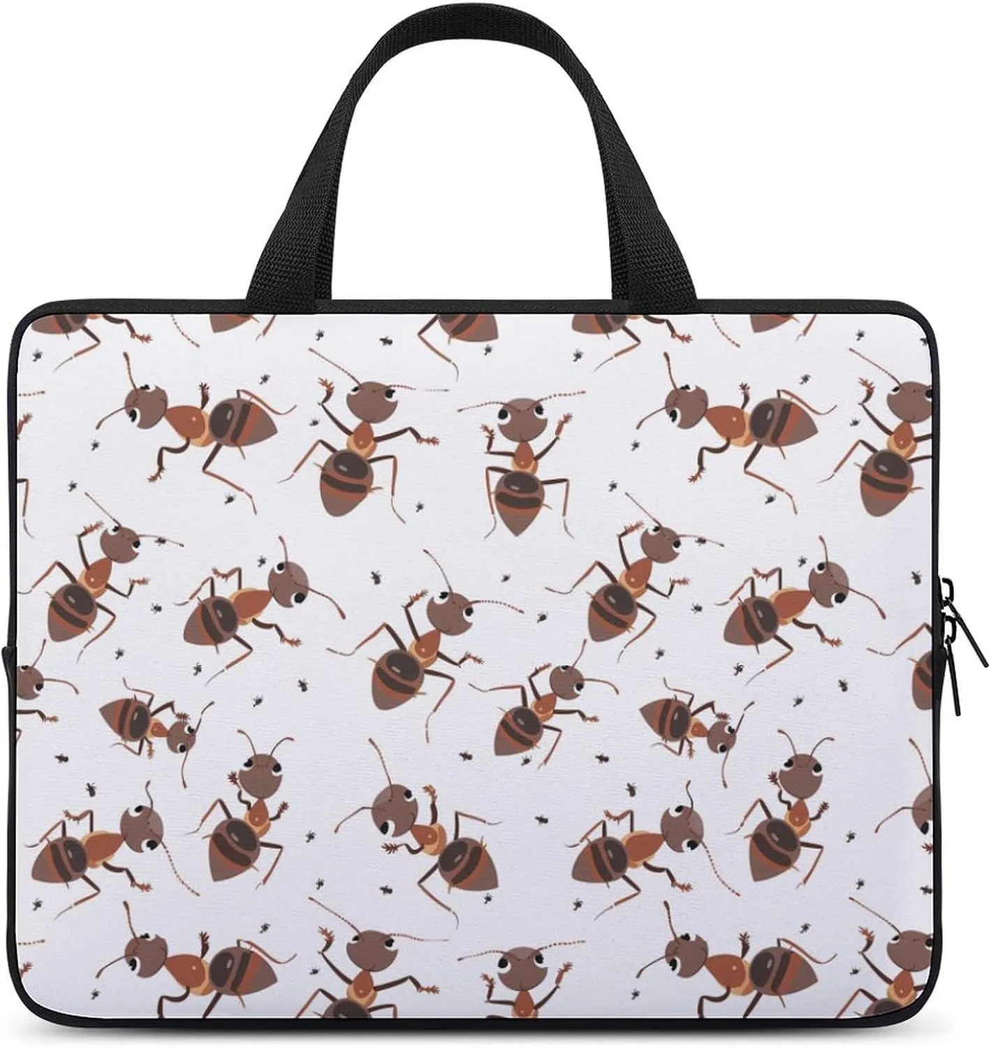 Animal Ants Laptop Sleeve Case Computer Briefcase Carrying Bag with Handle for 10/12/13/15/17 Inch Laptops