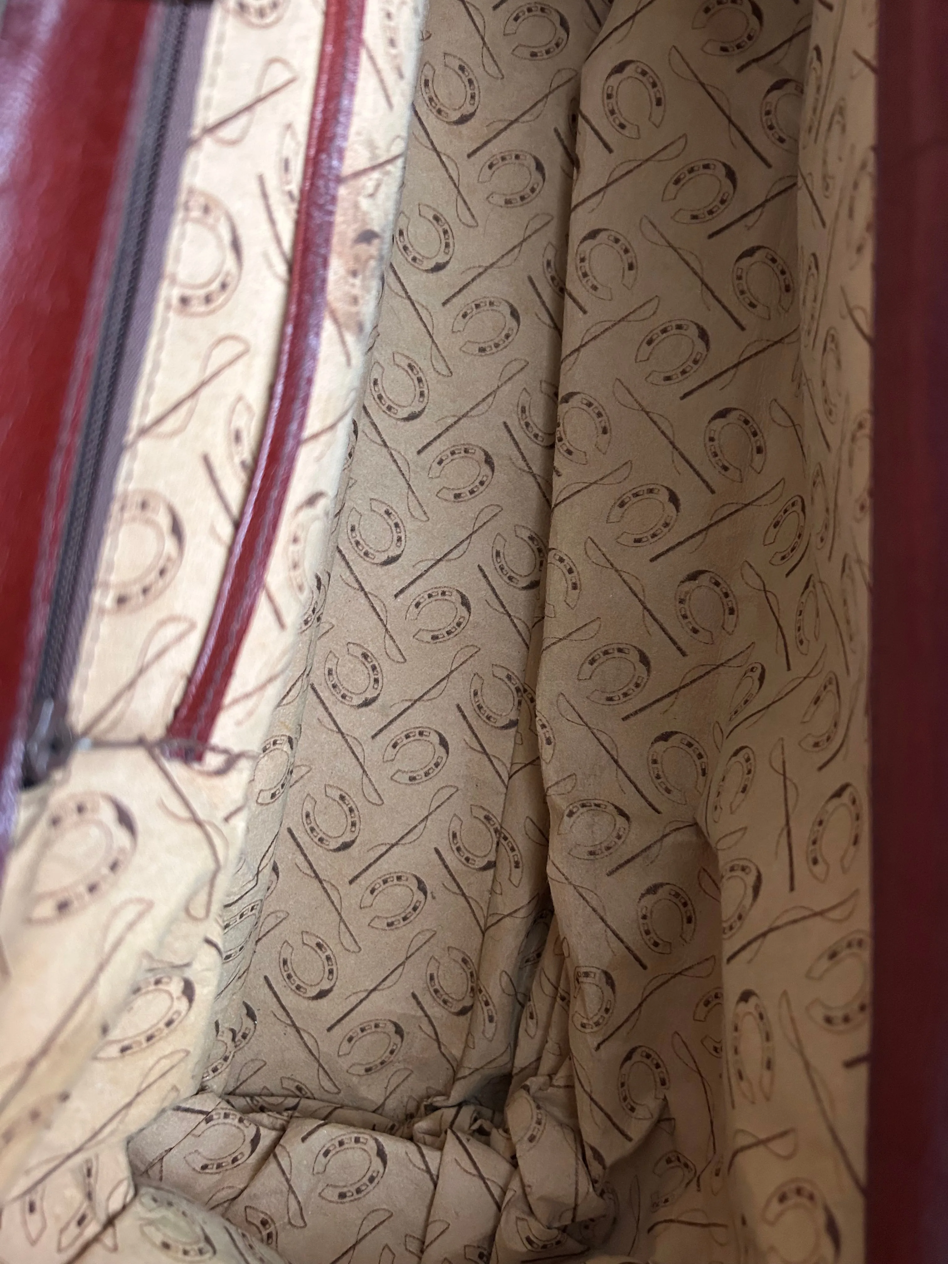 Antique leather valise