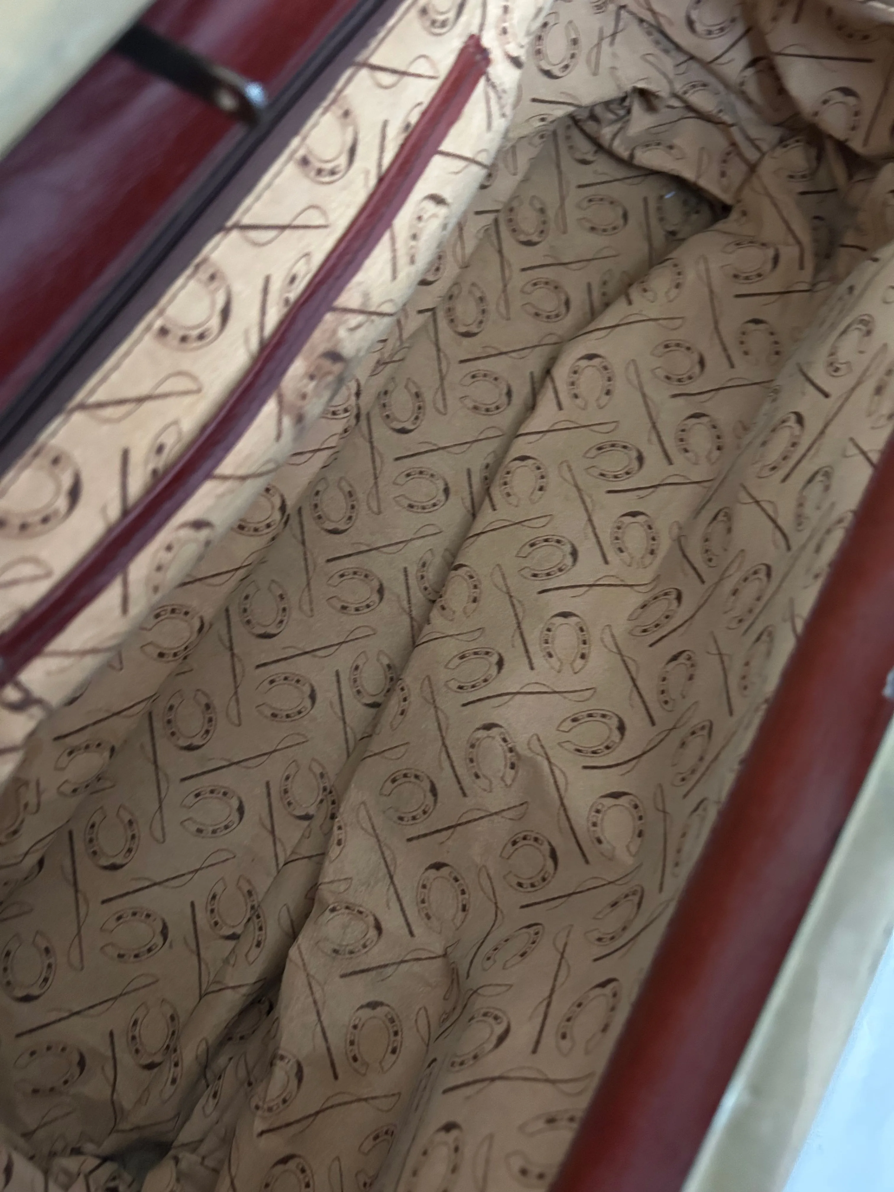 Antique leather valise