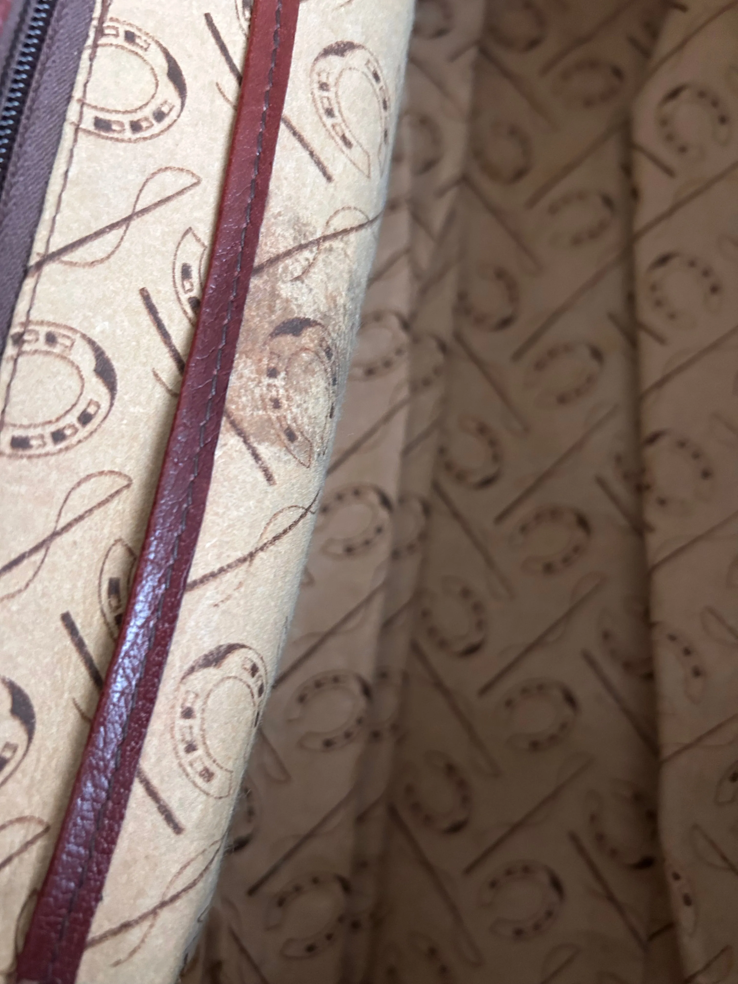 Antique leather valise