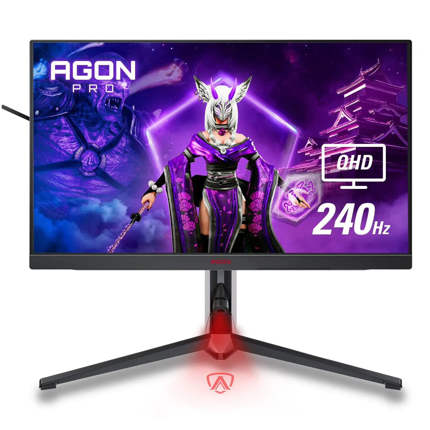 AOC AG274QZM-B 27" Tournament Gaming Monitor 2560 x 1440 240Hz Certified (Renewed)