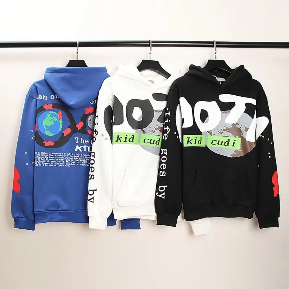 AONUOWE Unisex Hoodie Lucky Me I See Hoodie Hip Hop Sweatshirts Couple Pullover Tops