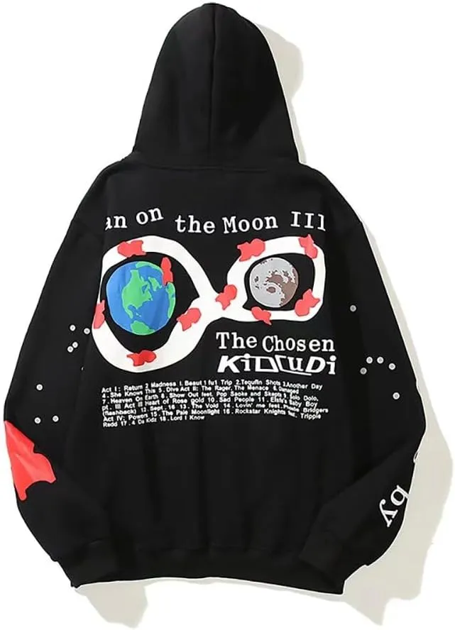 AONUOWE Unisex Hoodie Lucky Me I See Hoodie Hip Hop Sweatshirts Couple Pullover Tops