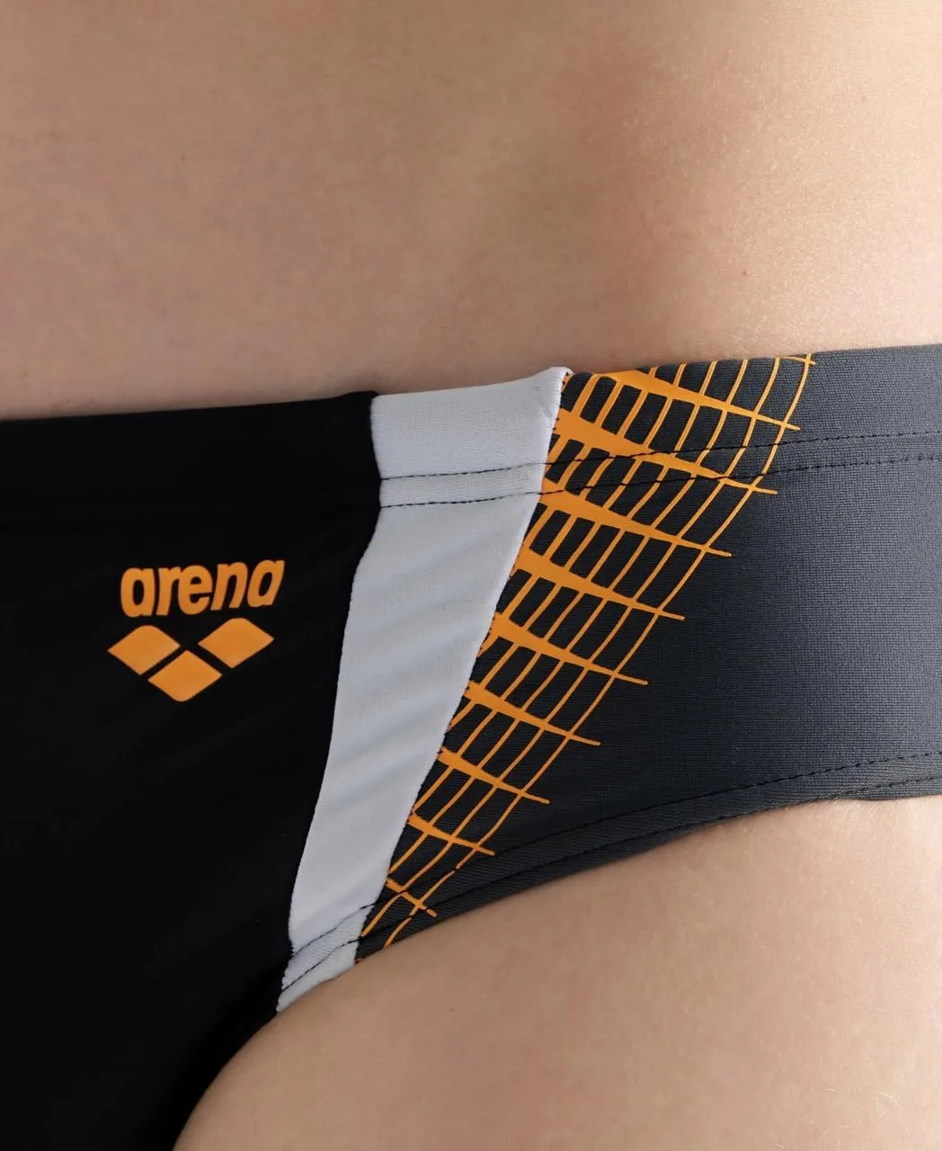 ARENA Feel Men's Threefold Swim Brief Stretchy Waterfeel Swimsuit Pool Beach Swimwear Sporty Comfortable Bathing Suit