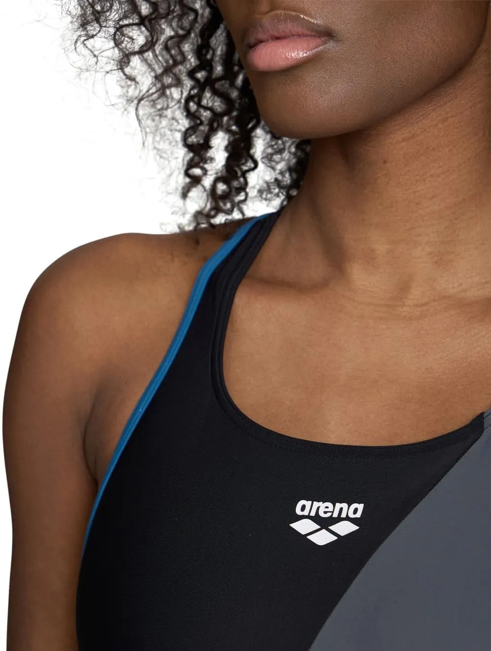 ARENA Feel Women's Swimsuit Waves Profile Swim Pro Back Quick Dry Pool Beach Ladies Bathing Suit Comfortable Swimwear