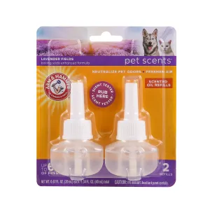 Arm & Hammer Pet Scents 2-Pack Plug-in Scented Oil Refills - Lavender Fields