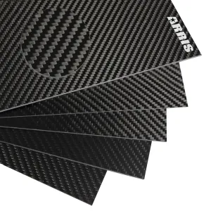 ARRIS 200X300X1.5MM Carbon Fiber Sheet, Available in 0.5MM 1MM 2MM 2.5MM 3MM 3.5MM 4MM 4.5MM 5MM 6MM 100% 3K Carbon Fiber Plate Twill Matte