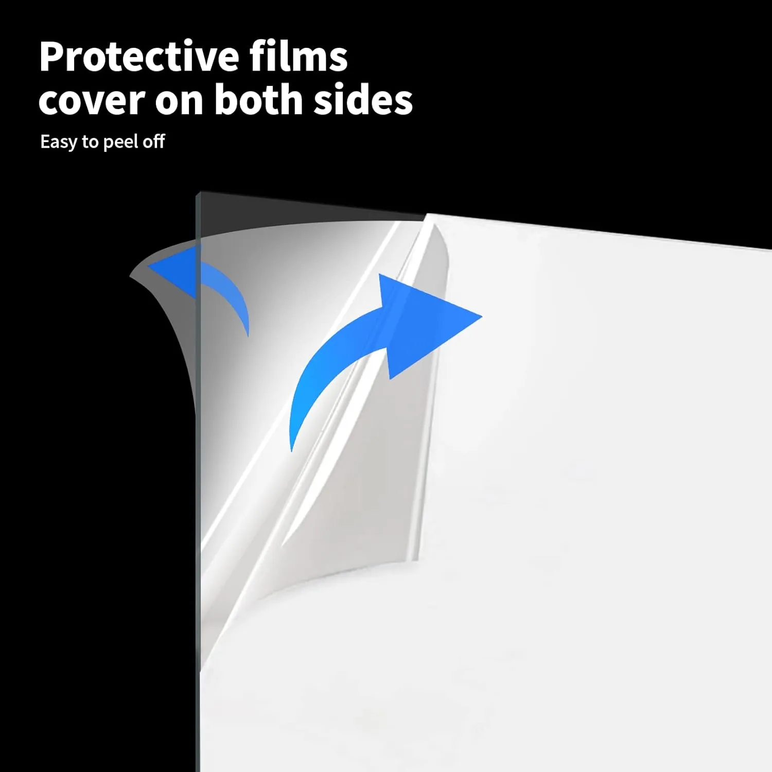 Art3d (2 Pack) 1/8" Thick Plexiglass Sheets - 36" x 24" PET Clear Acrylic Sheets for Art Design，Craft Projects, Signs, DIY in Home, Wedding, Festival,Party,Office
