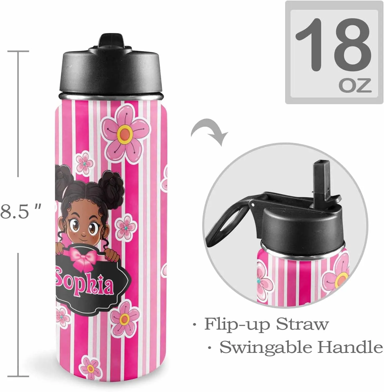 Artsadd Custom Kids Backpack with Lunch Box Set, Personalized Name School Bags Bookbag Lunch Bag for Boys Girls (Design 06)