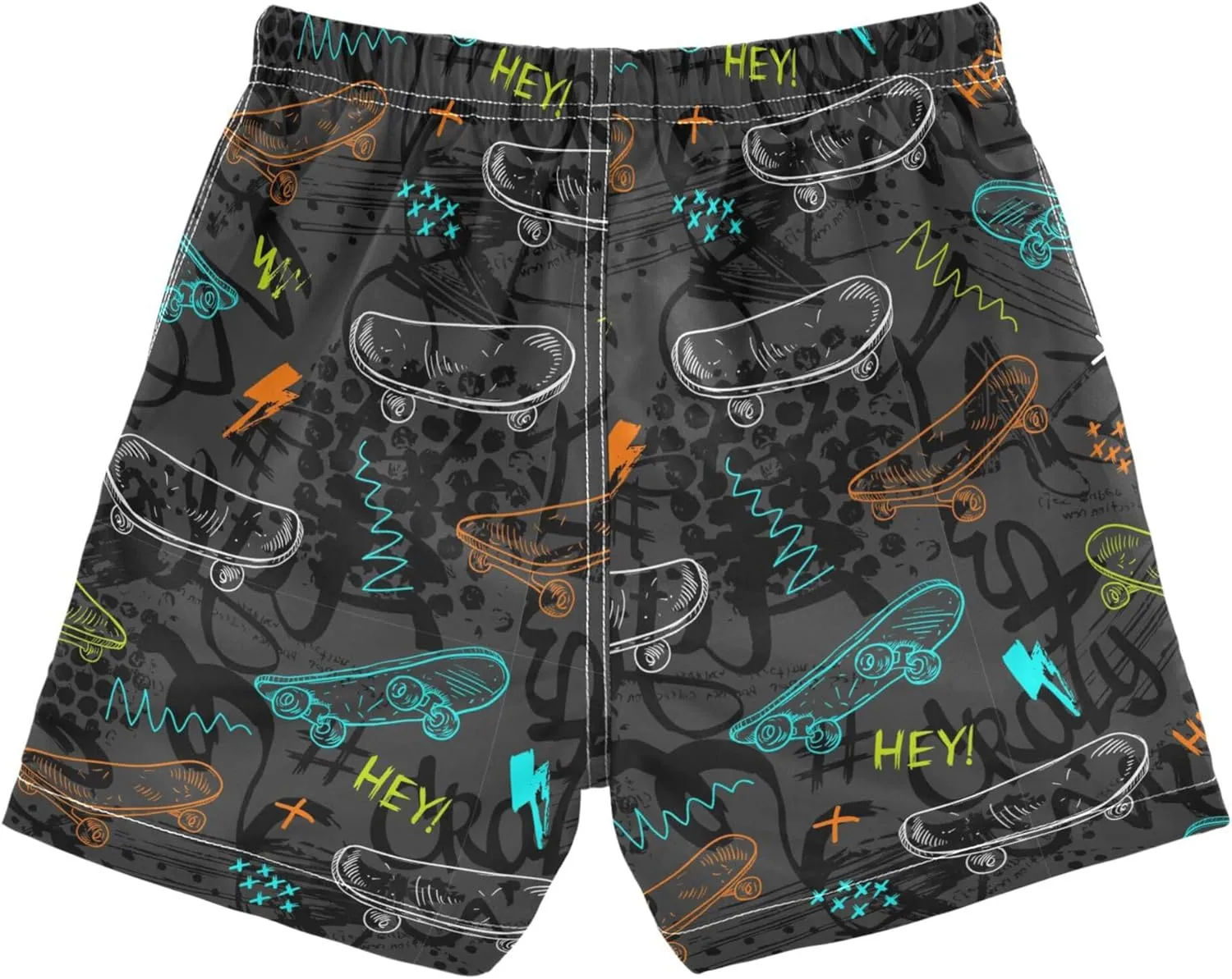 Aslsiy Boys' Swim Trunks Boys Beach Board Shorts Girls Girls Quick Dry Swimwear 2-12T