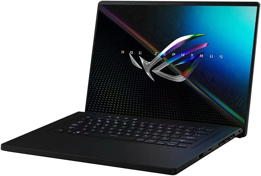 ASUS ROG Zephyrus M16 16″ WQXGA (2560×1600) 165Hz Gaming Laptop - 12th Gen Intel Core i9-12900H 14-Core up to 5.0 GHz CPU, 32GB RAM, 4TB NVMe SSD, GeForce RTX 3070 Ti 8GB GDDR6, Windows 11 Home
