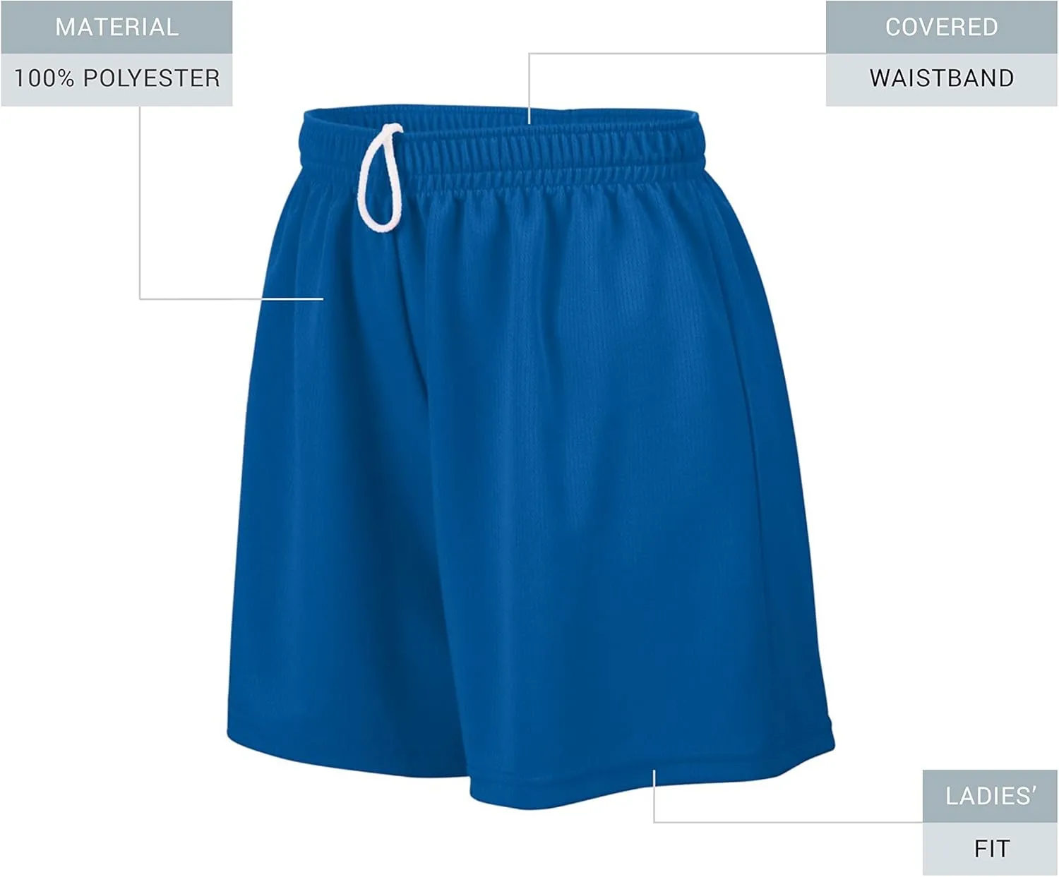 Augusta Sportswear Ladies' Wicking Mesh Performance Workout Running Shorts