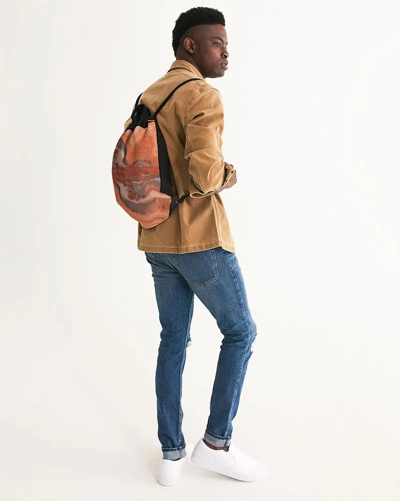 Australian Strength & Calm Agate Canvas Drawstring Bag