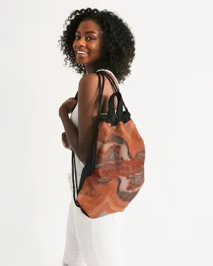 Australian Strength & Calm Agate Canvas Drawstring Bag