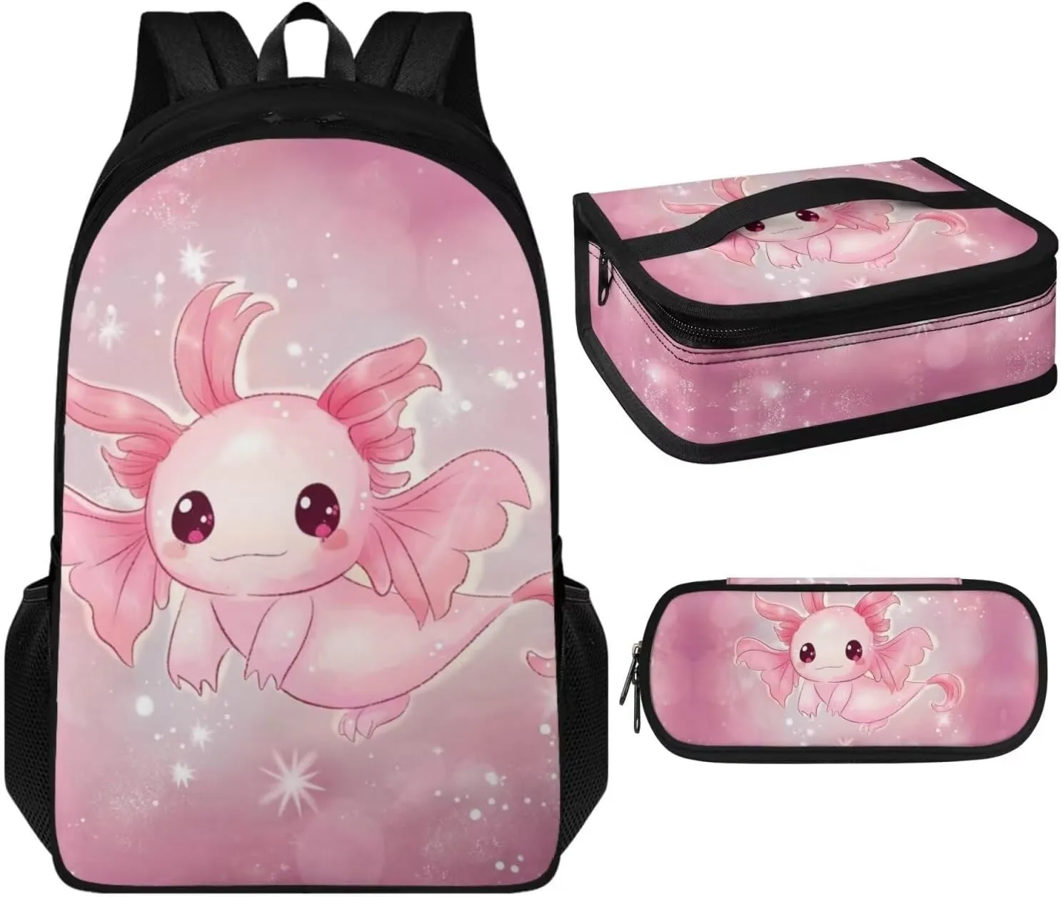 Axolotl Kids Small Backpack for 2-3 Year Old Boy Lightweight Elementary Bookbag for Students School Bag for Boys 5-6 for School,Picnics,Travel,Daycare and Other Occasions