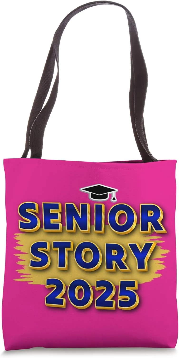 Back To School 2025 Grade Senior 2025 Story Class of 2025 Tote Bag