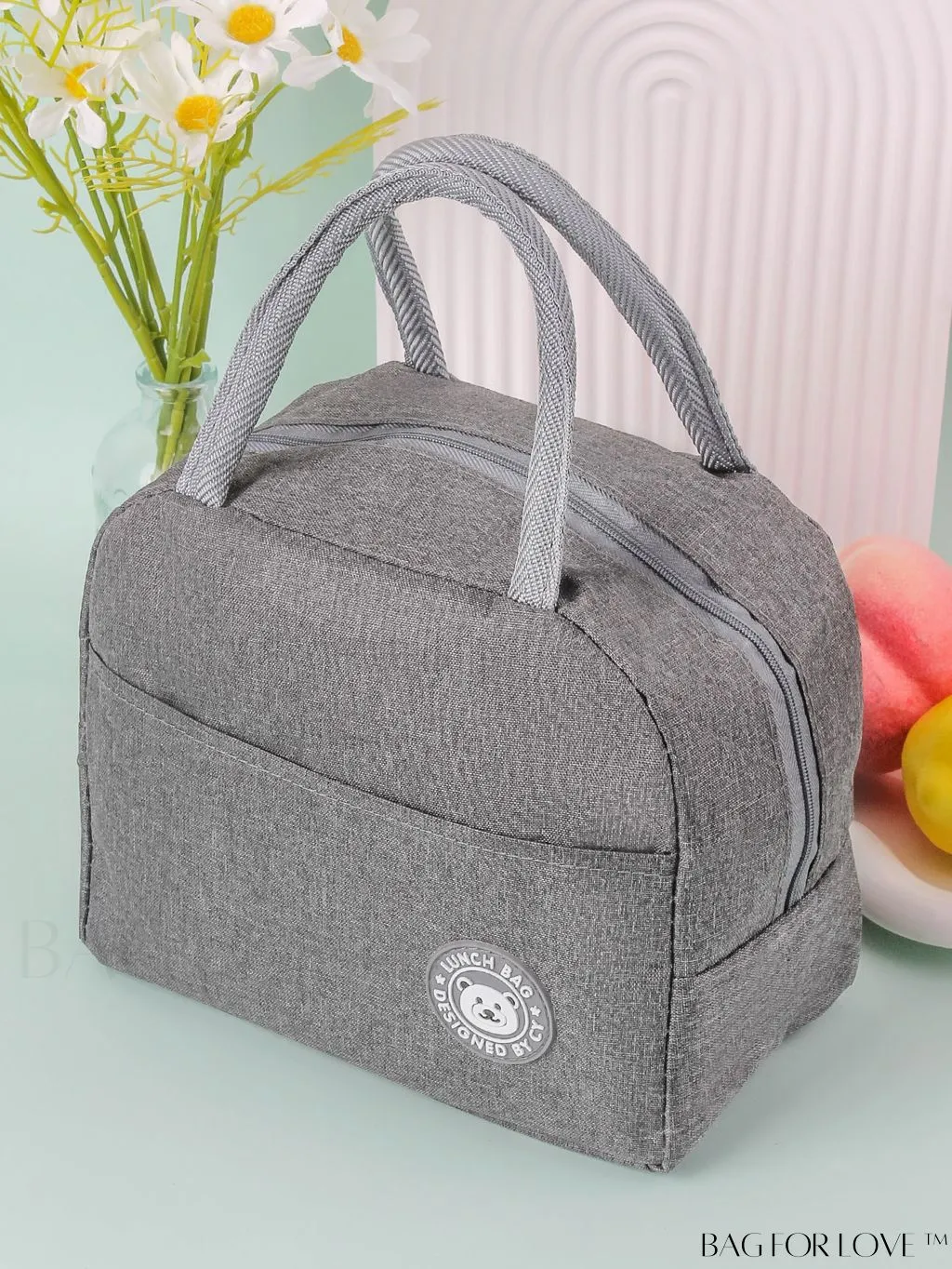 BagForLove - Cartoon Bear Design Lunch Bag: Picnic-Ready, Insulated, and Thermal