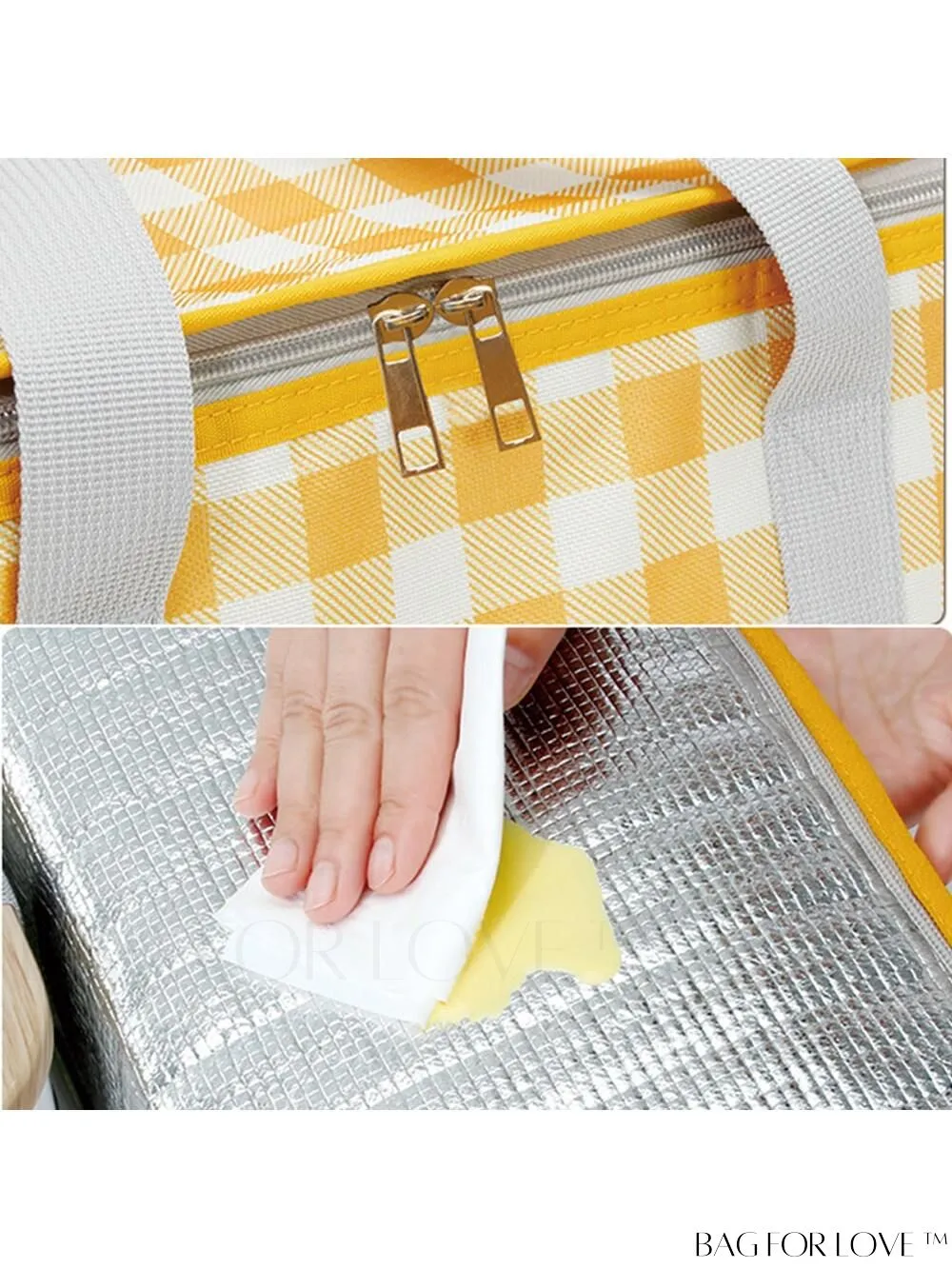 BagForLove - Double-Layer Thermal Picnic Bag: Portable, Insulated Camping Basket with Travel Accessories