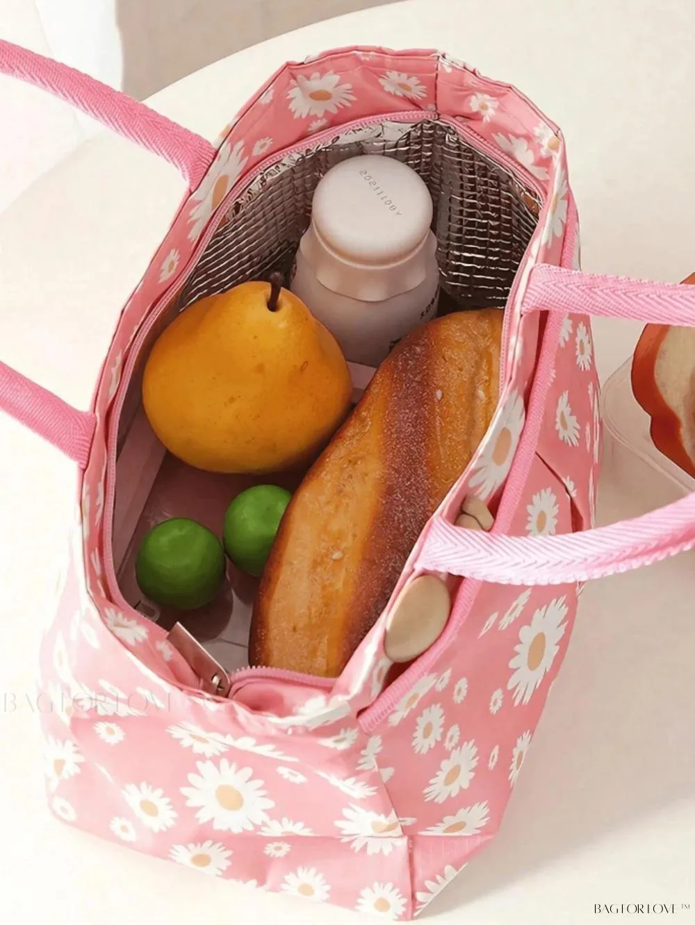 BagForLove - Pink Perfection Insulated Thermal Food Storage Bag for Teachers