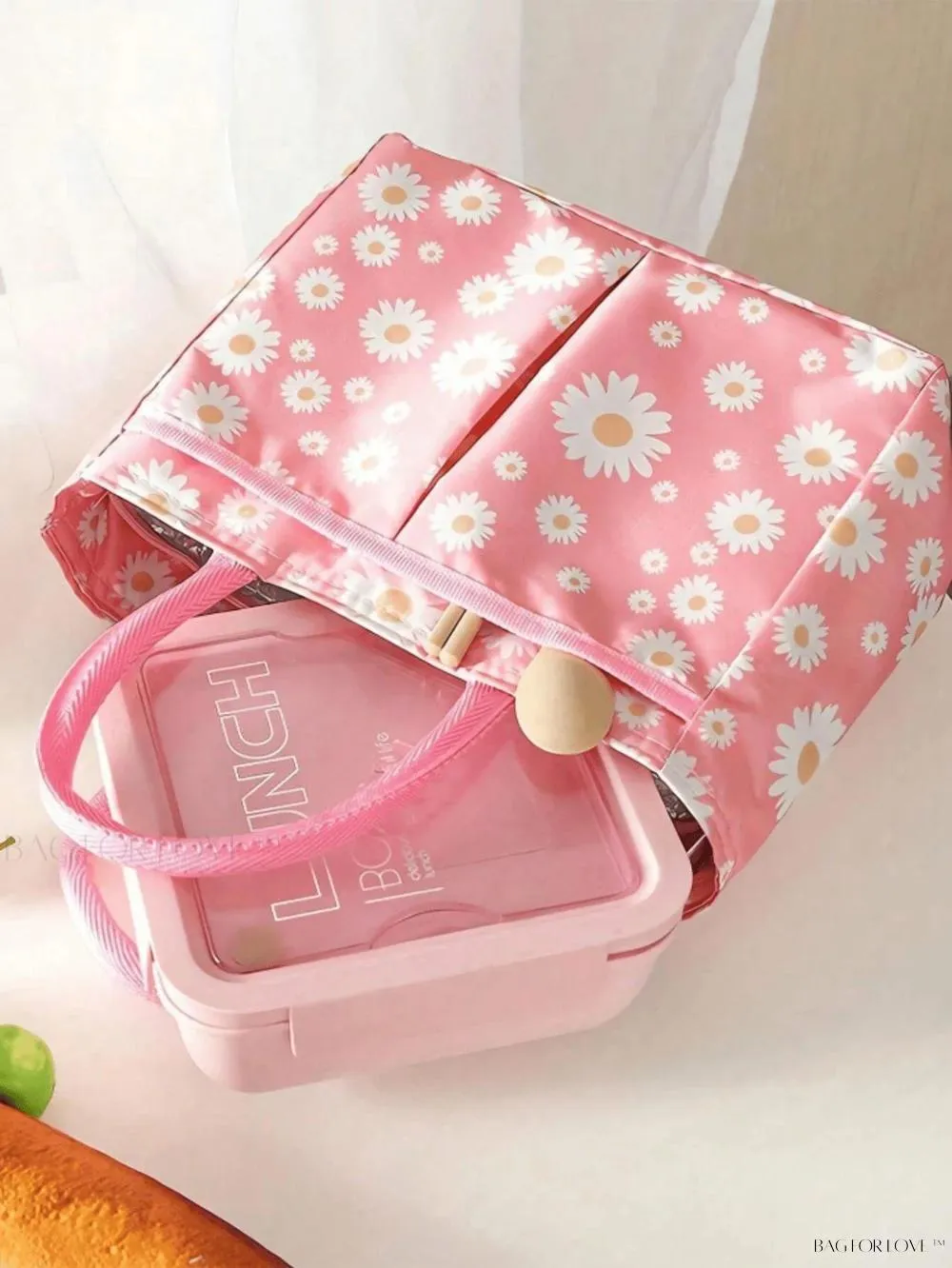 BagForLove - Pink Perfection Insulated Thermal Food Storage Bag for Teachers