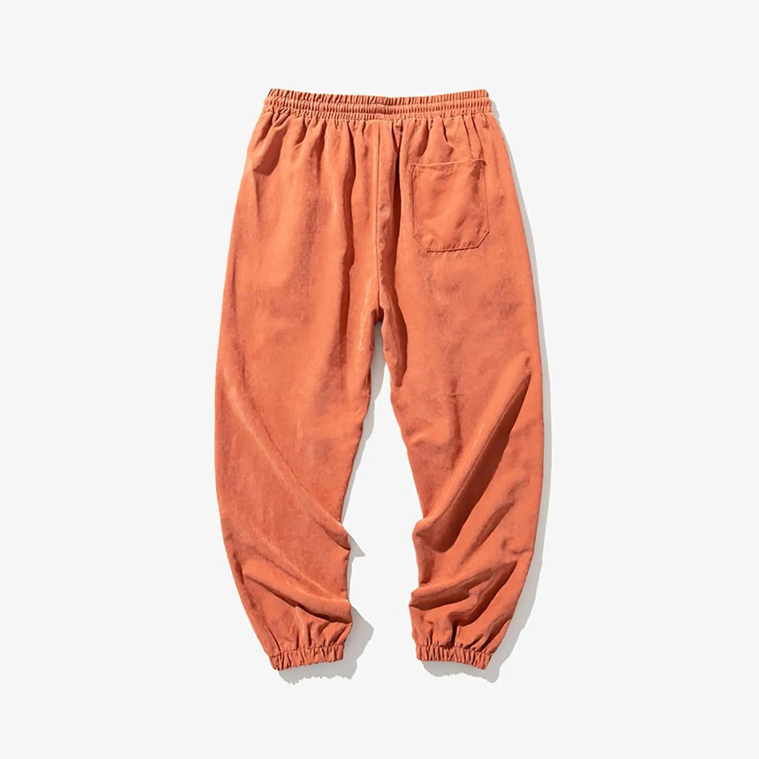 Baggy Sweatpants for Men Casual Fashion Drawstring Elastic Waist Solid Beam Feet Pants Athletic Apered Joggers
