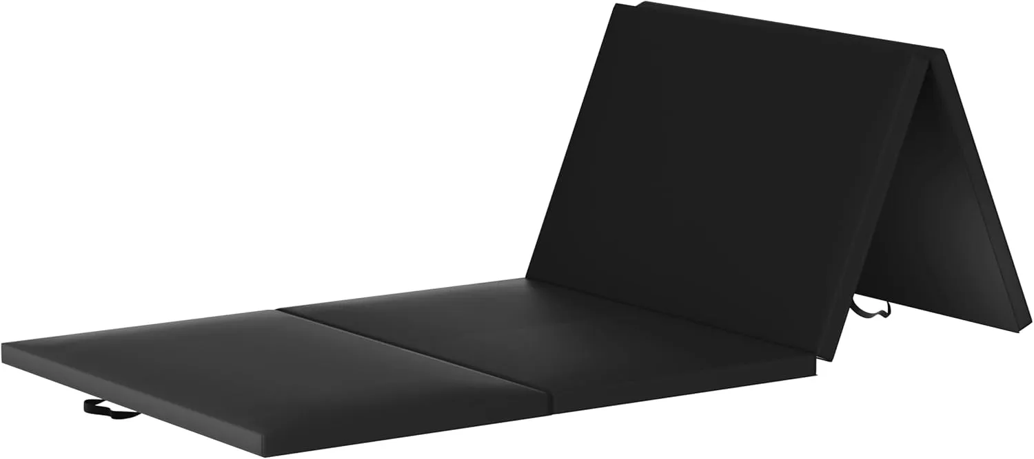 BalanceFrom Foldable Gymnastics Mat Home Gym Floor Tumble Equipment