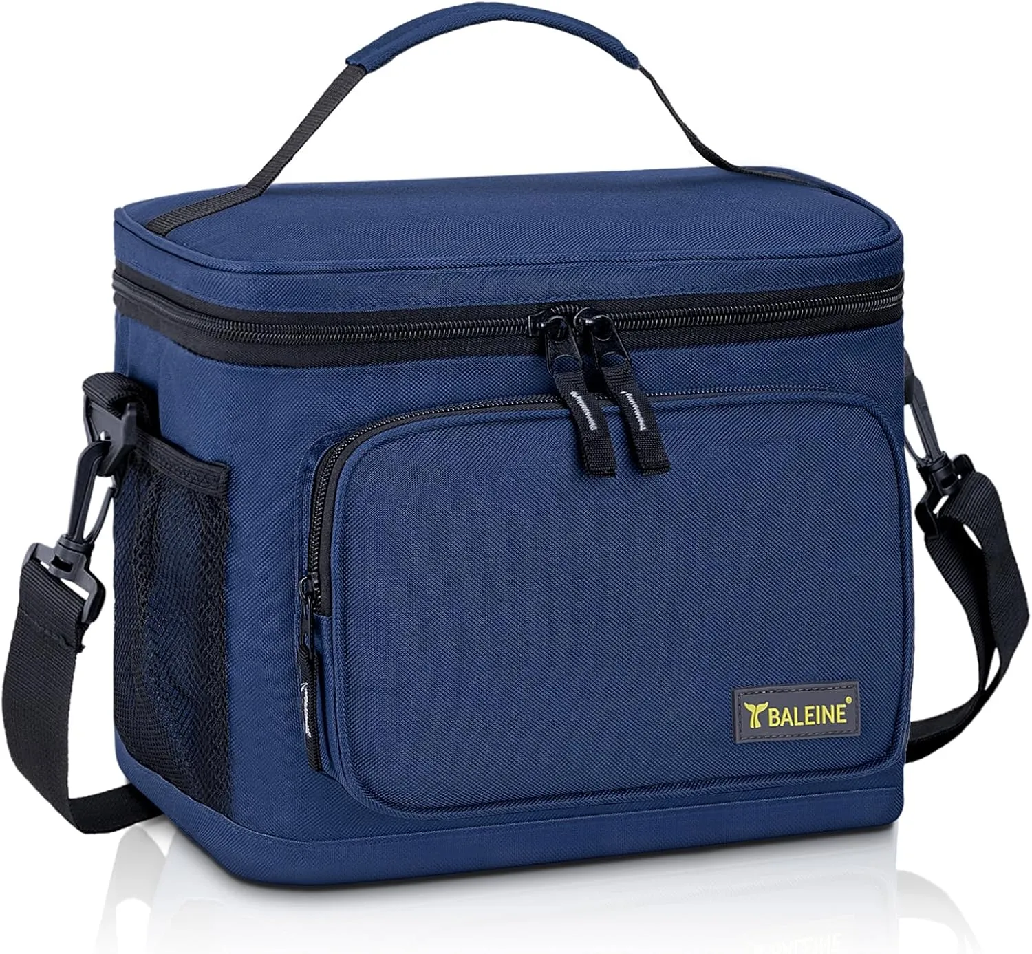 BALEINE Insulated Lunch Bag for Men Women, 22 Can Leakproof Cooler Bag with Adjustable Shoulder Strap for Work Picnic, Lunch Box for Women Men (Large, Blue)