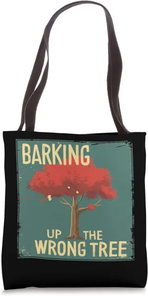Barking up the wrong Tree Costume for Idiom speech Fans Tote Bag