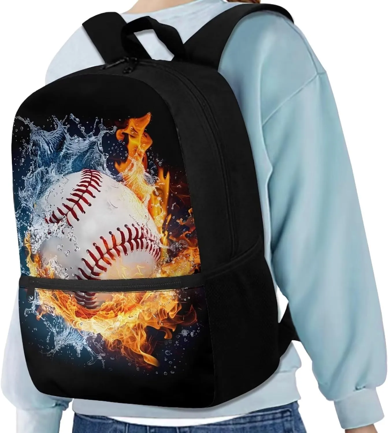 Baseball Backpack Elementary School Bookbag for Kids Boy 5-8 9-11 Schoolbags Bagpack Kindergarten Preschool Book Bags Back Packs Rucksack for Students Daypack School Supplies