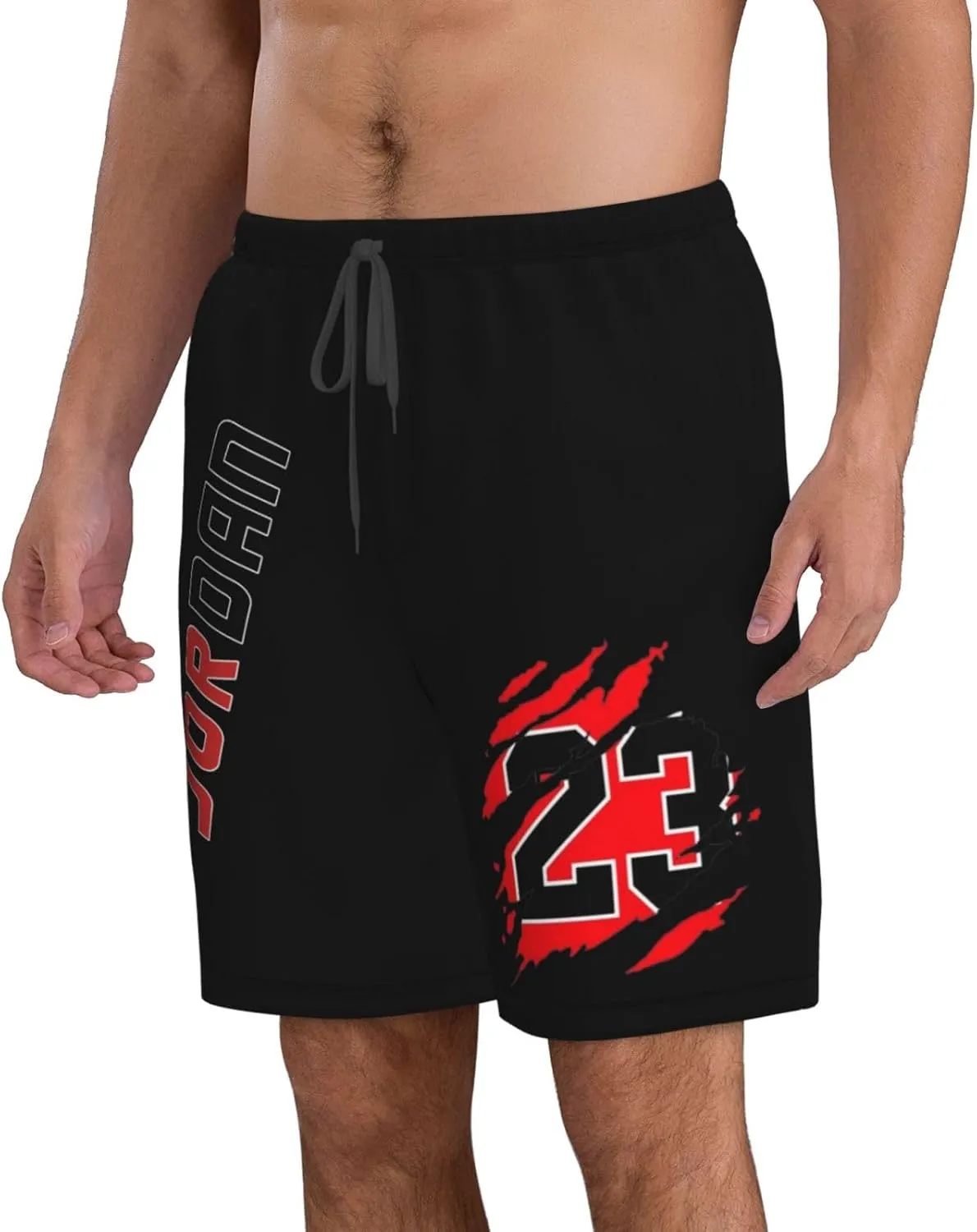 Basketball Fans 23 Jordan Beach Shorts Man's Beach Shorts Quick Dry Summer Outdoor Workout Shorts