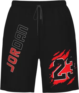 Basketball Fans 23 Jordan Beach Shorts Man's Beach Shorts Quick Dry Summer Outdoor Workout Shorts