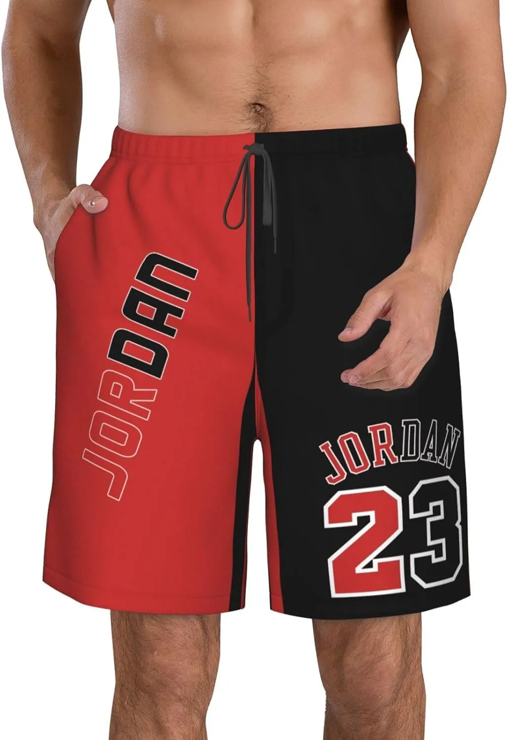 Basketball Fans 23 Jordan Beach Shorts Man's Beach Shorts Quick Dry Summer Outdoor Workout Shorts