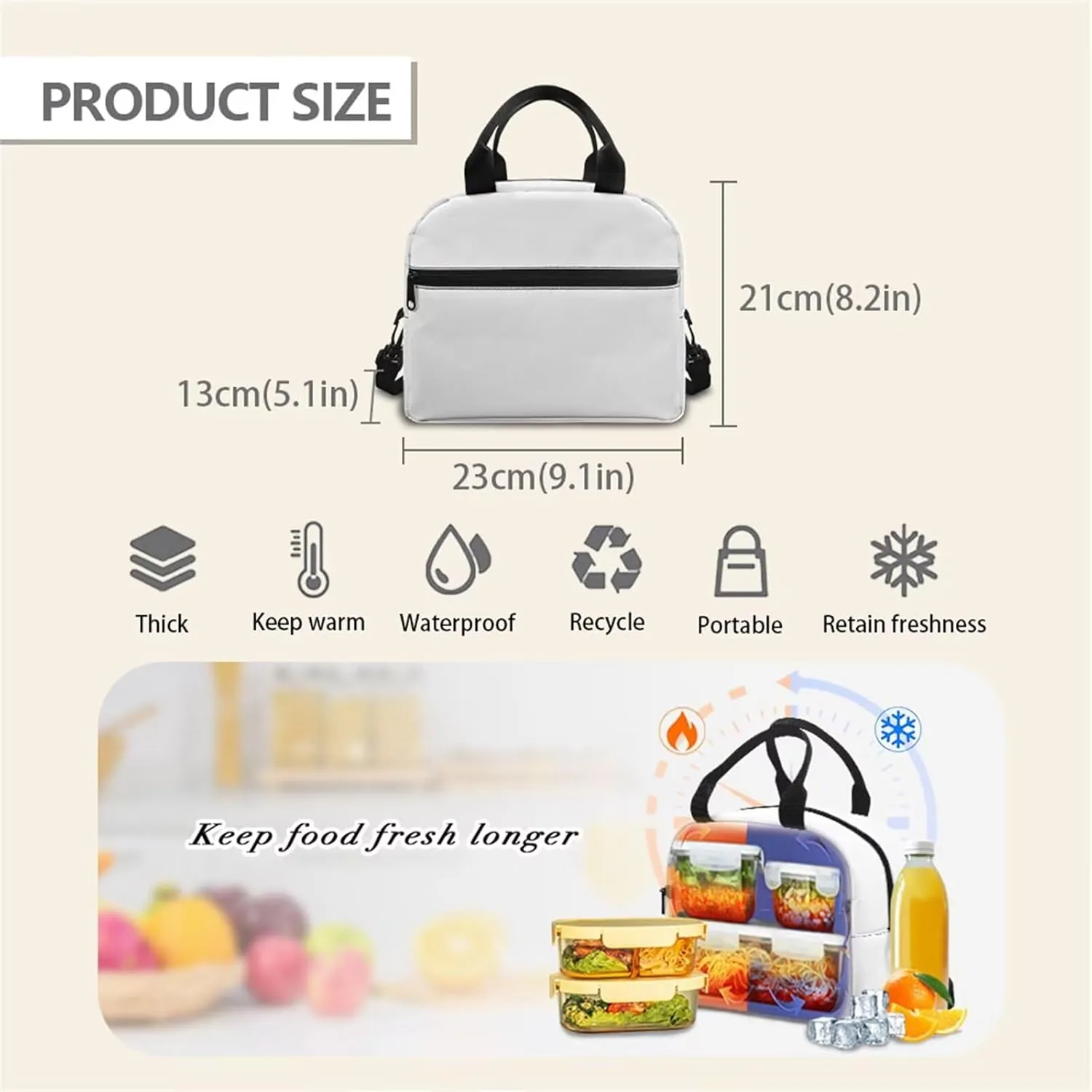 Bass American Flag Pattern Backpack for Boys School Bags Set with Insulated Lunch Bag Cooler Water Bottle Sleeve Pencil Pen Case 4 Pieces for Teenage Student