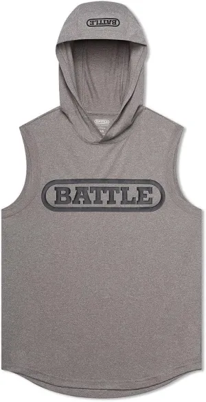 Battle Sports Sleeveless Light Action Workout Hoodie - Raglan Cut Sleeveless Hoodie for Youth
