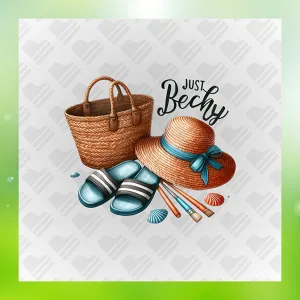 Beach Bum Summer Sticker