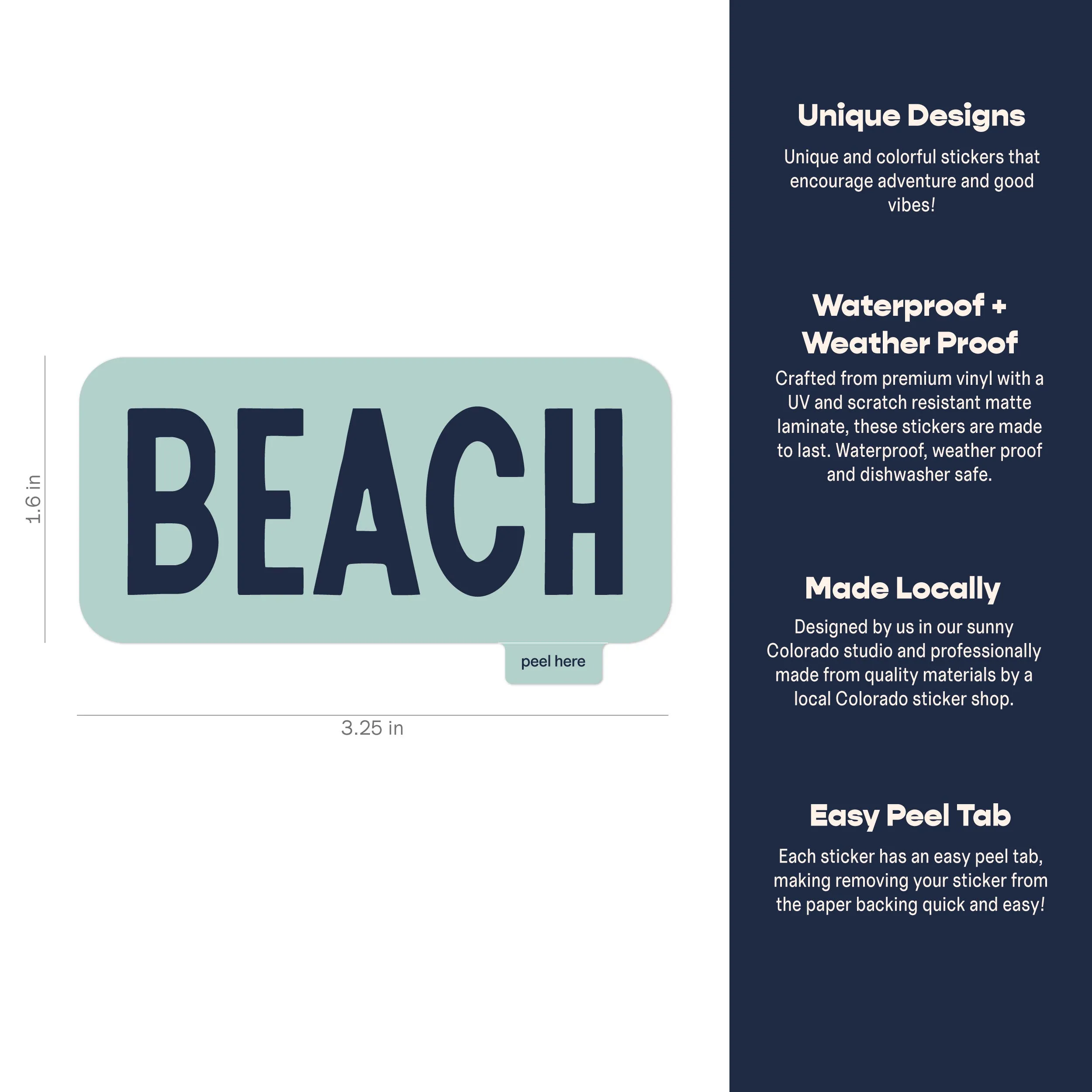 Beach Sticker