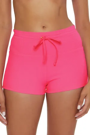 BECCA Women's Burst of Energy Shorts, Casual, Beach Cover Ups