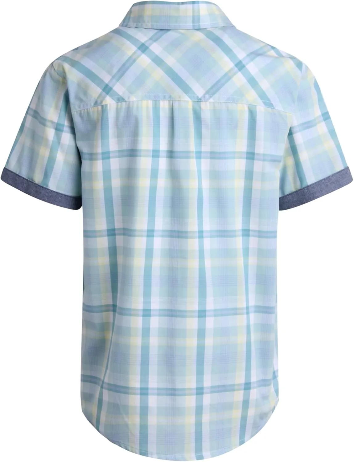 Ben Sherman Boys' Shirt - Short Sleeve Woven Button Down Shirt - Kids' Casual Collared Shirt for Boys (8-18)